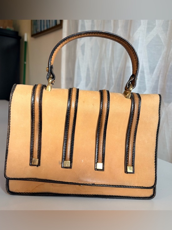 Tano of Madrid | Bags | Vintage Tano Of Madrid Tan Accordion